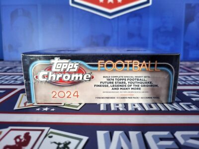 2024 Topps Chrome Football Mega Box - Image 4